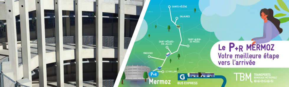 P+R Mermoz, votre meilleure étape vers l'arrivée