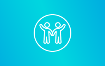Illustration montrant un pictogramme avec deux personnes